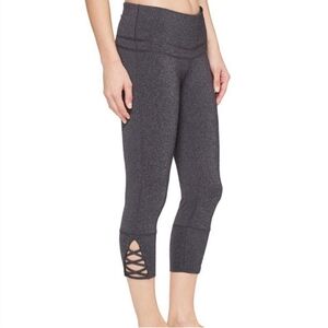 prAna Roxanne Capri Lattice Leggings